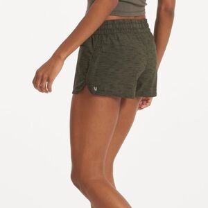 Vuori Women's Dark Green Athletic Shorts